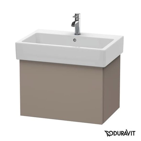 Тумба підвісна 65х44, 5 Duravit Delos, базальт матовий (DL622504343) Duravit Тумби