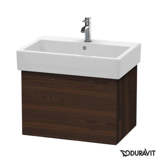 Тумба підвісна 65х44, 5 Duravit Delos, горіх брашований (DL622506969) Duravit Тумби
