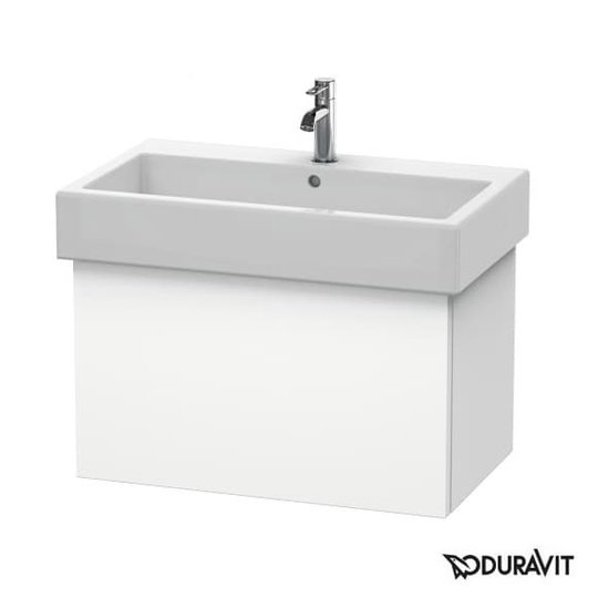 Тумба підвісна 75х44, 5 Duravit Delos, білий матовий (DL622601818) Duravit Тумби