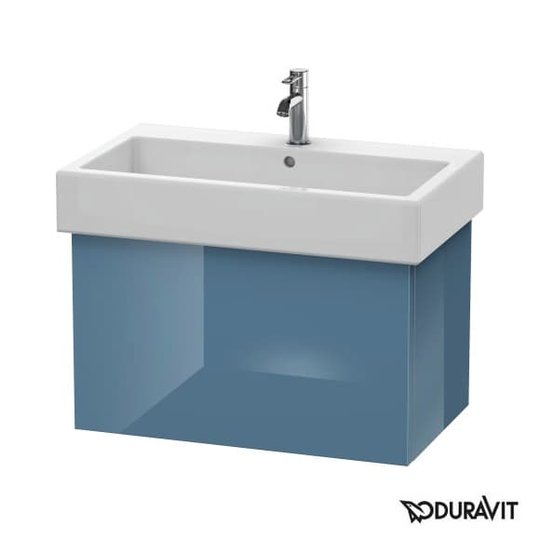 Тумба підвісна 75х44, 5 Duravit Delos, блакитний камінь глянцевий (DL622604747) Duravit Тумби