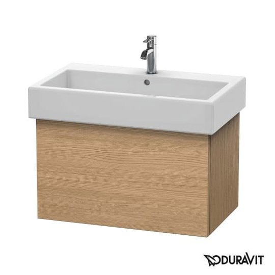 Тумба підвісна 75х44, 5 Duravit Delos, дуб Європейський (DL622605252) Duravit Тумби