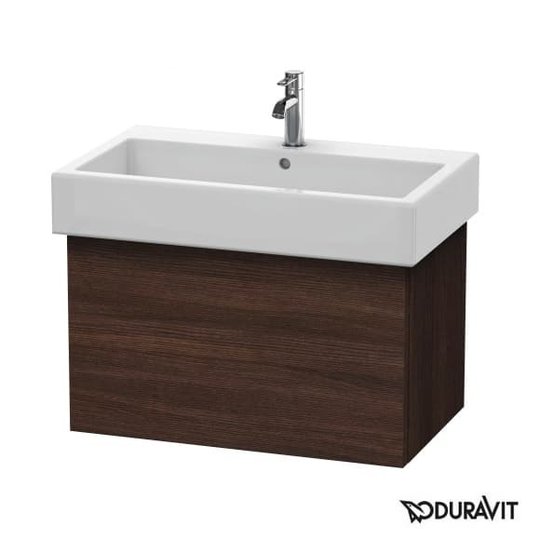 Тумба підвісна 75х44, 5 Duravit Delos, каштан Темний (DL622605353) Duravit Тумби