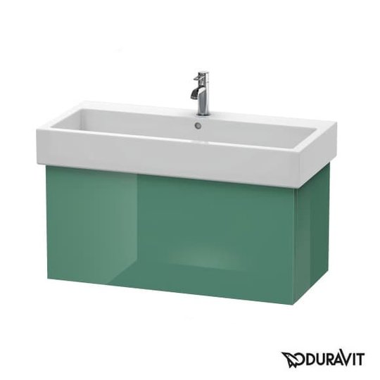 Тумба підвісна 95х44, 5 Duravit Delos, нефрит глянцевий (DL622700303) Duravit Тумби