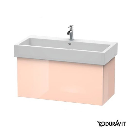 Тумба підвісна 95х44, 5 Duravit Delos, абрикосовий перли глянцевий (DL622701010) Duravit Тумби
