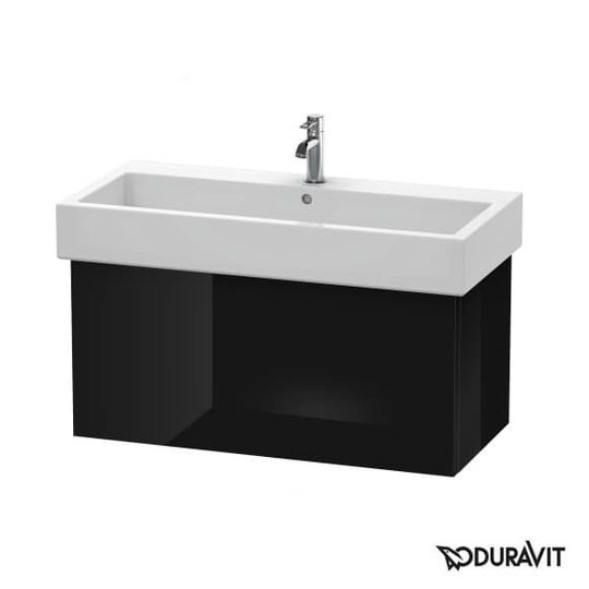 Тумба підвісна 95х44, 5 Duravit Delos, чорний глянцевий (DL622704040) Duravit Тумби