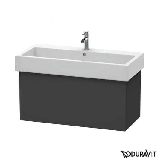 Тумба підвісна 95х44, 5 Duravit Delos, графіт матовий (DL622704949) Duravit Тумби