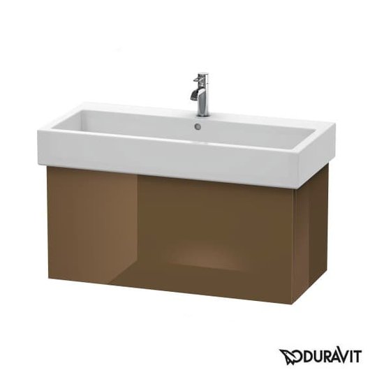 Тумба підвісна 95х44, 5 Duravit Delos, оливково-коричневий глянцевий (DL622706161) Duravit Тумби