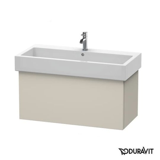 Тумба підвісна 95х44, 5 Duravit Delos, сіро-коричневий (DL622709191) Duravit Тумби