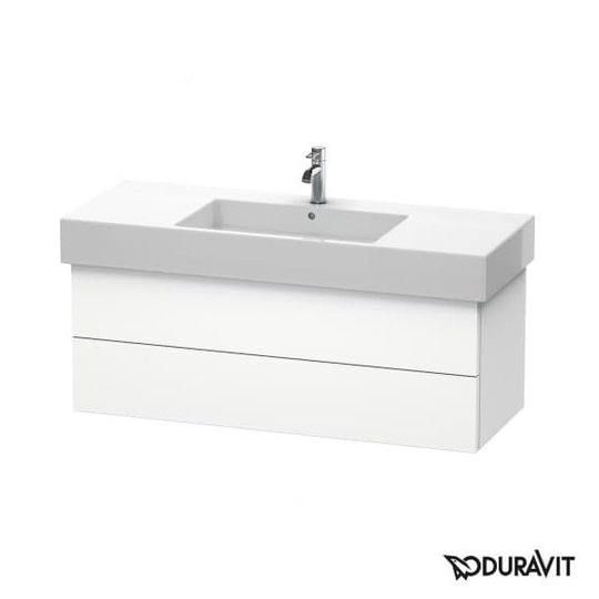 Тумба подвесная 120х47 Duravit Delos, белый матовый (DL632201818) Duravit Тумбы