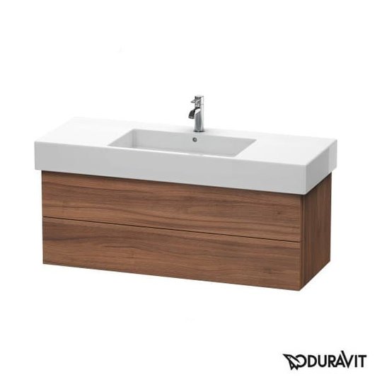 Тумба подвесная 120х47 Duravit Delos, орех натуральный (DL632207979) Duravit Тумбы
