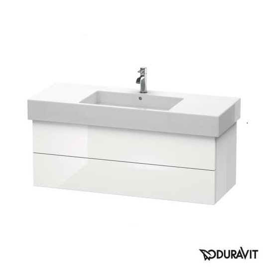 Тумба подвесная 120х47 Duravit Delos, белый глянцевый (DL632208585) Duravit Тумбы