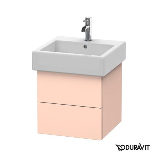 Тумба подвесная 45х44,5 Duravit Delos, абрикосовый жемчуг шелковисто-матовый (DL632302020) Duravit Тумбы