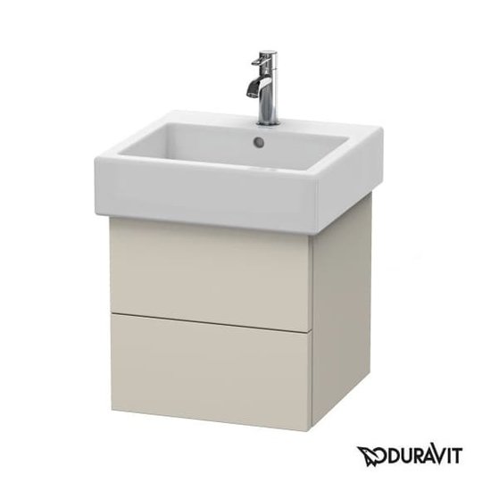 Тумба подвесная 45х44,5 Duravit Delos, серо-коричневый (DL632309191) Duravit Тумбы