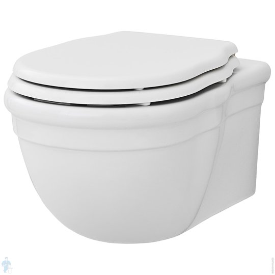 Підвісний унітаз Artceram Hermitage, white glossy (HEV010 01; 00) Підвісні 