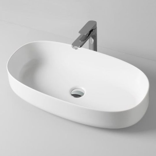 Керамическая раковина 68 см Artceram Cognac, white glossy (COL005 01; 00) На столешницу, На тумбу Овальные