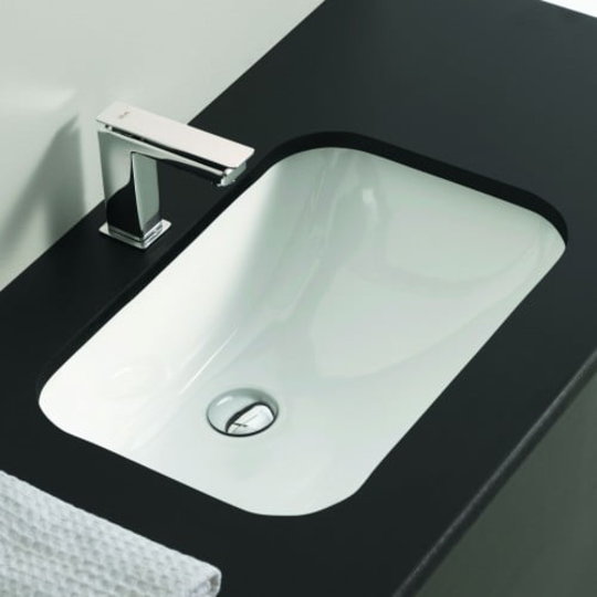 Керамічна раковина 56 см Artceram Nettuno, white glossy (NTL001 01; 00) Вбудовувані знизу 