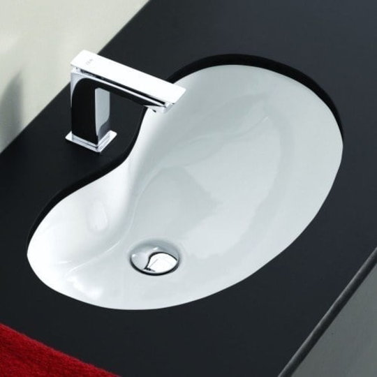 Керамічна раковина 60 см Artceram Idea, white glossy (IDL001 01; 00) Вбудовувані знизу 
