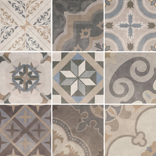 Плитка Sant'agostino Patchwork Classic Mix 20 * 20 (CSAPCLMX20) Sant'Agostino Для кухні, Для громадських приміщень, Для житлових приміщень, Для ванної