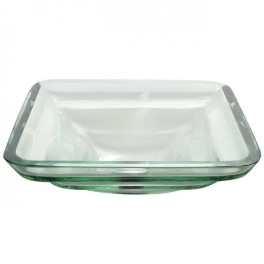 Скляна раковина Kraus Clear (GVS-930-19mm) На стільницю 