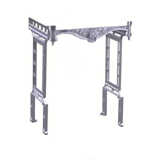 Консоль из полированного алюминия 65 см Burlington (T38ALU) Burlington Консоль