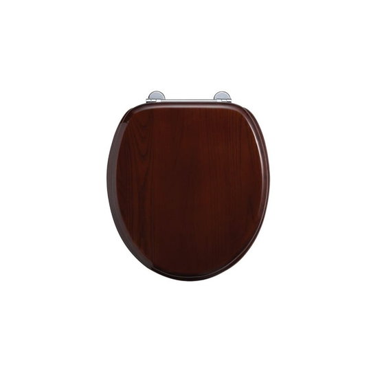 Крышка для унитаза SoftClose Burlington, красное дерево матовое (S42) 