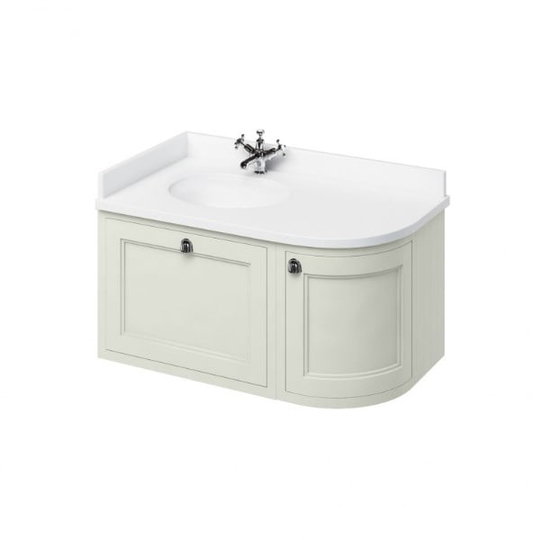 Тумба подвесная 98х55 Burlington, песочный (FW5S) Burlington Тумбы