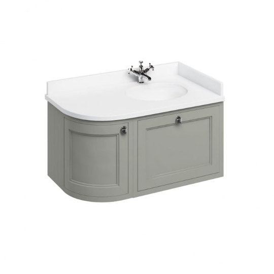 Тумба подвесная 98х55 Burlington, темно-оливковый (FW6O) Burlington Тумбы