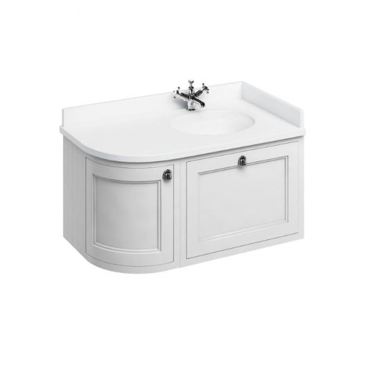 Тумба подвесная 98х55 Burlington, белый (FW6W) Burlington Тумбы