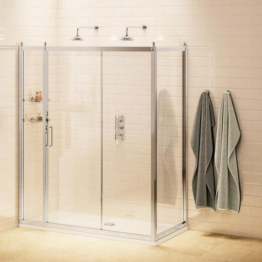 Душова кабіна 170х70 см Burlington (C8S + C16 + C11) Прямокутні Прозоре
