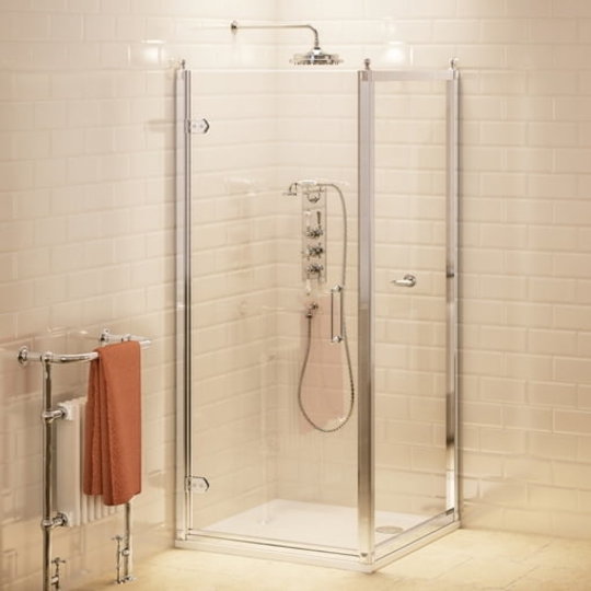 Душова кабіна 80х70 см Burlington (C20 + C11) Прямокутні Прозоре