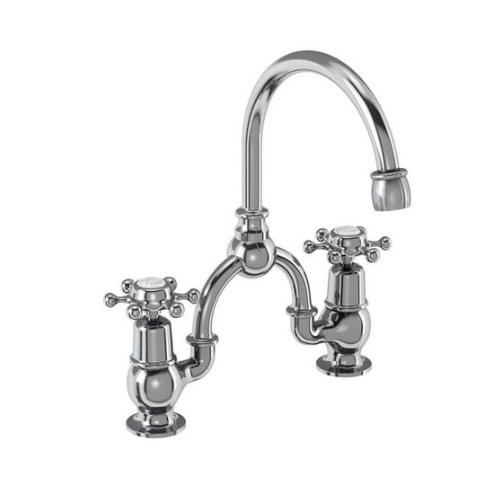 Смеситель для раковины Burlington (BI27+W1) Для раковины Хром