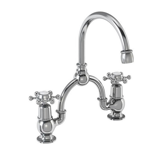 Смеситель для раковины Burlington (BI28+W9) Для раковины Хром