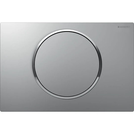 Клавіша змиву Geberit Sigma10, хром матовий / хром (115.758. KN. 5) Механічні Для унітазів Механічні