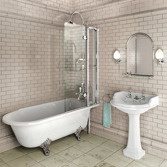 Ванна акриловая 170х75 Burlington Hampton, правосторонняя (E14) Burlington Прямоугольные
