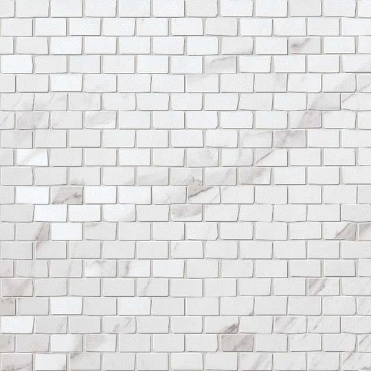 Мозаїка Fap Roma Brick Statuario Mosaico 30 * 30 (fMAF) FAP Ceramiche Для кухні, Для громадських приміщень, Для житлових приміщень, Для ванної
