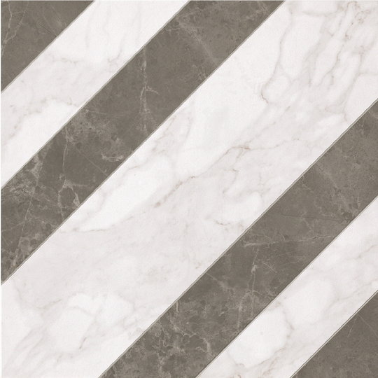 Декор Fap Roma Righe Calacatta Imperiale Matt Inserto Ret 60 * 60 (fLZH) FAP Ceramiche Для кухні, Для громадських приміщень, Для житлових приміщень, Для ванної