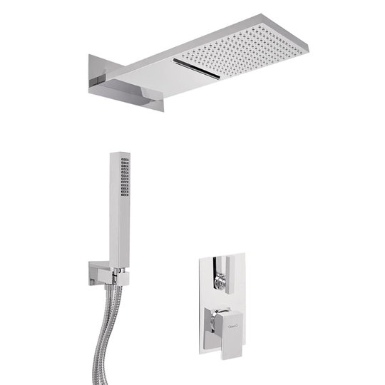 Душевой комплект скрытого монтажа Giulini Pablolux (9813-3KS2-CR) Душевые комплекты (системы) Хром