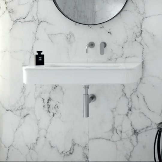 Керамическая раковина 95 см Flaminia Madre, white (MA95L) На консоль, На пьедестал, На столешницу, На тумбу Прямоугольные