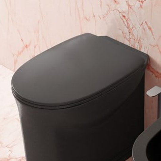 Кришка для унітазу Flaminia Madre soft-closing, black (MACW05) 