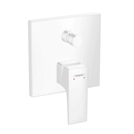 Смеситель скрытого монтажа Hansgrohe Metropol Matt White (32545700) Для ванны, Для душа Белый матовый