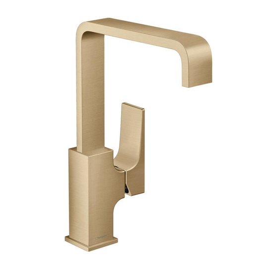 Змішувач для раковини Hansgrohe Metropol Brushed Bronze (32511140) Для раковини Бронза