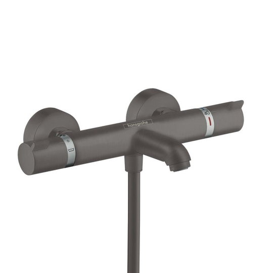 Термостатичний змішувач для ванни Hansgrohe Ecostat Comfort Brushed Black (13114340) Для ванни Чорний глянсовий 