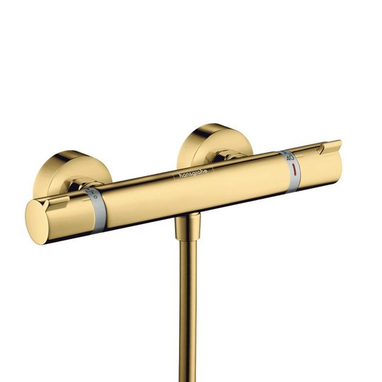 Термостатический смеситель для душа Hansgrohe Ecostat Comfort Polished Gold Optic (13116990) Для душа Золото