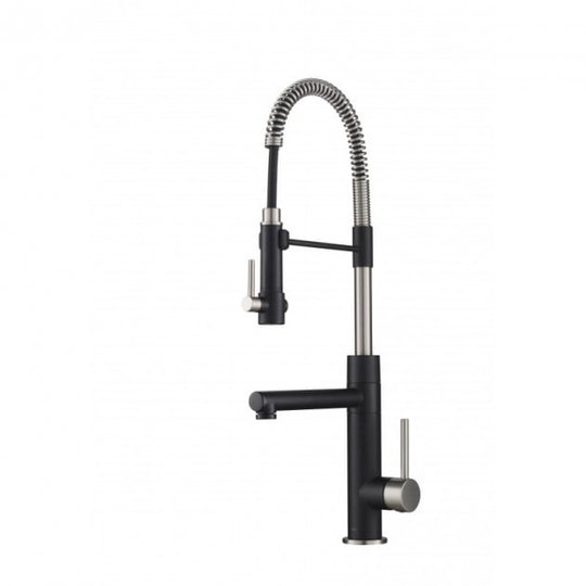 Смеситель для кухни Kraus Artec Pro (KPF-1603SFSMB) Для кухни Нерж. сталь, Черный