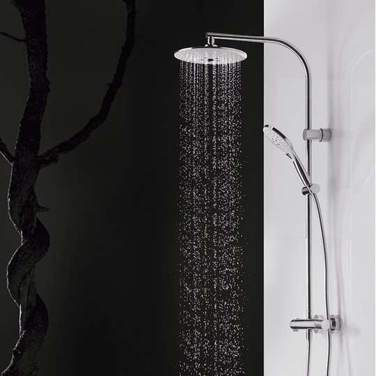 Термостатична Душова система GRB Dry (44435440TL) Душові стійки Хром