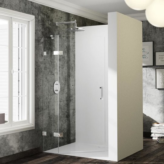 Душевая дверь HÜPPE Solva pure 120L (SR0482.092.321) двери Распашные внутрь, Распашные наружу тон стекла Прозрачное 