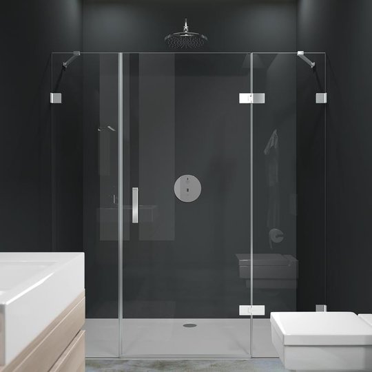 Душевая дверь HÜPPE Solva pure 150R (SR1580.092.321) двери Распашные внутрь, Распашные наружу тон стекла Прозрачное 