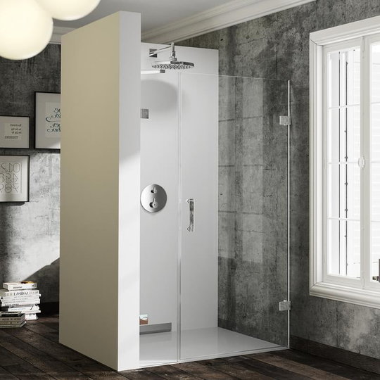 Душевая дверь HÜPPE Solva pure 80R (SR3080.092.321) двери Распашные внутрь, Распашные наружу тон стекла Прозрачное 