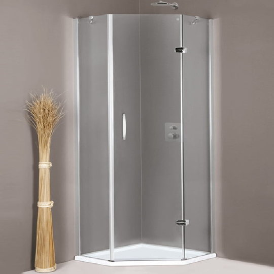 Душова кабіна HÜPPE Aura elegance 90х90R (401101.087.321) П'ятикутні Прозоре