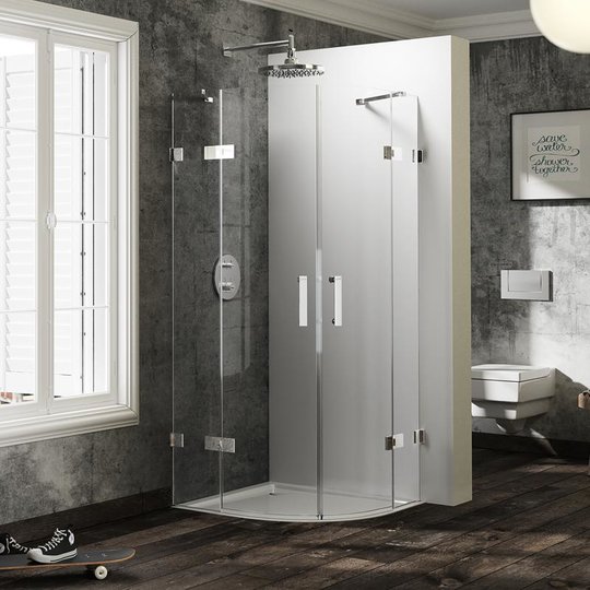 Душова кабіна HÜPPE Solva pure 120х120 (SR1880.092.321) Радіусні симетричні Прозоре
